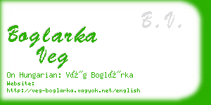 boglarka veg business card